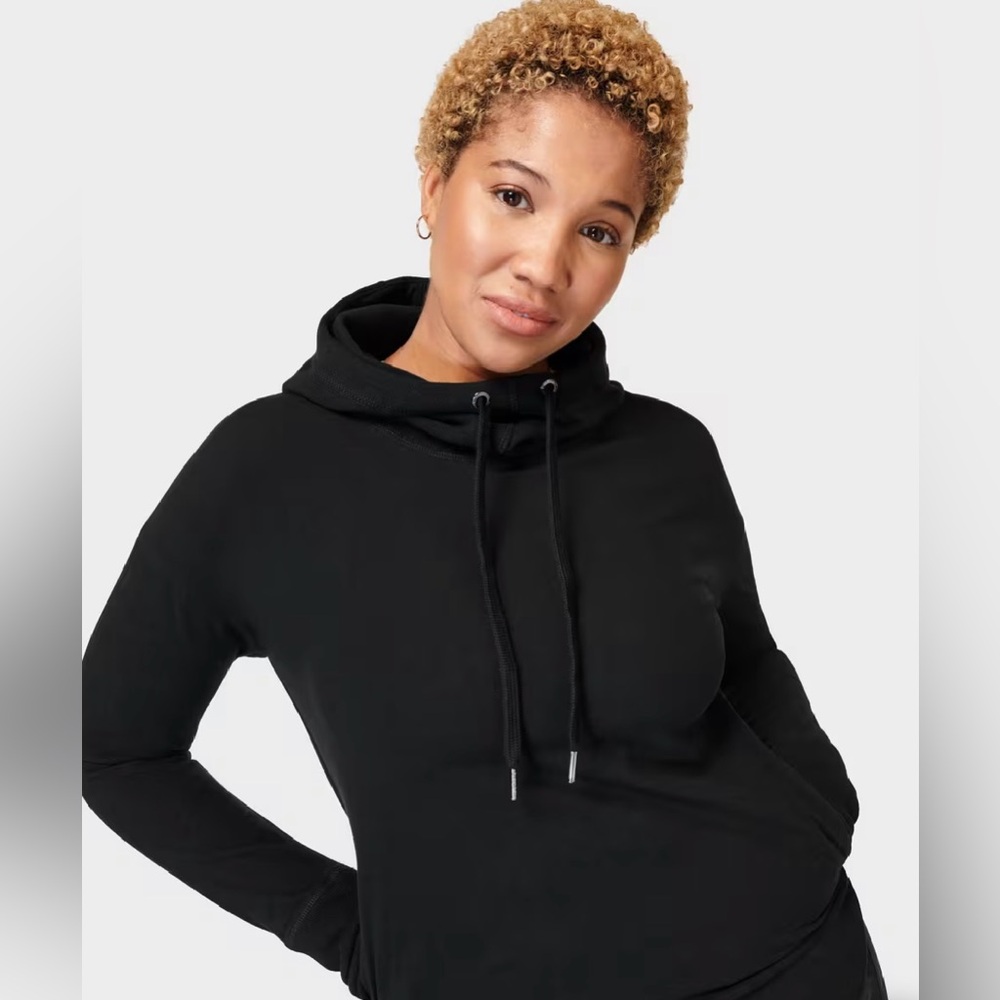 Sweaty Betty London Escape Luxe Fleece Hoodie, Sz M.